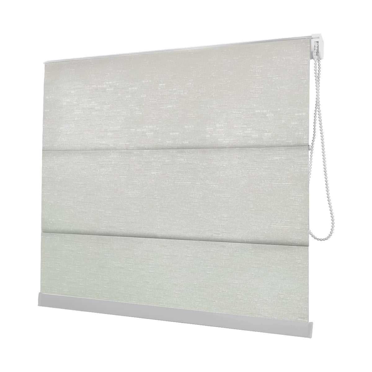 Cortina Romana Off White Tecido Blackout Coleção Tohu Cor Ivory