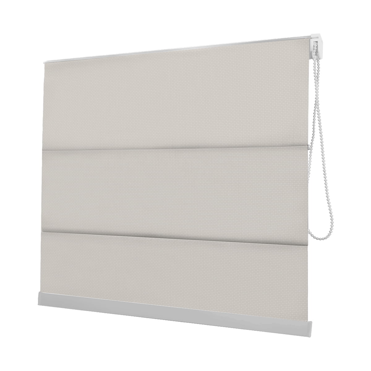 Cortina Romana Off White Tecido Tela Solar Coleção Screen 1% Cor White