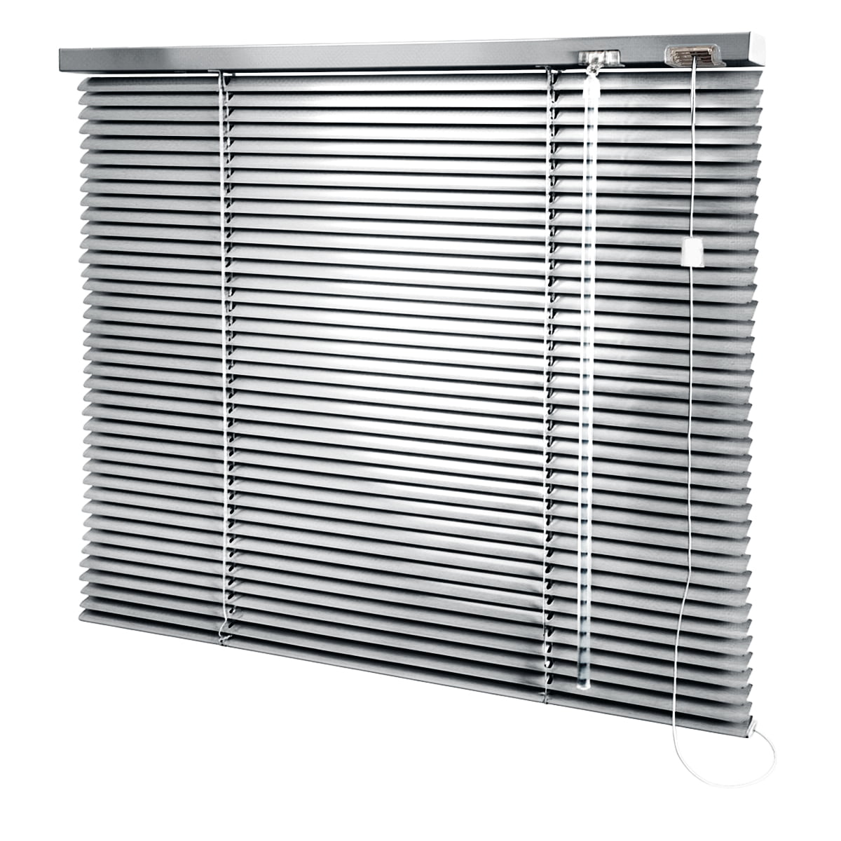 Persiana Horizontal Alumínio Prata Coleção 16mm Cor 034