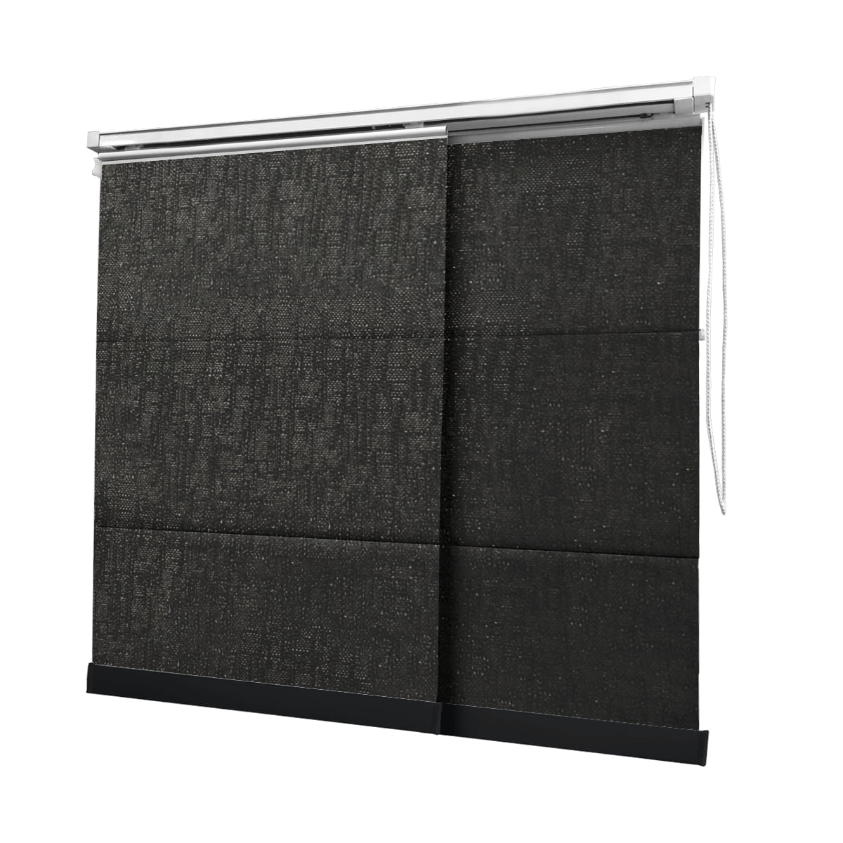 Cortina Painel Preta Tecido Translúcido Coleção TJ5661 Cor Black