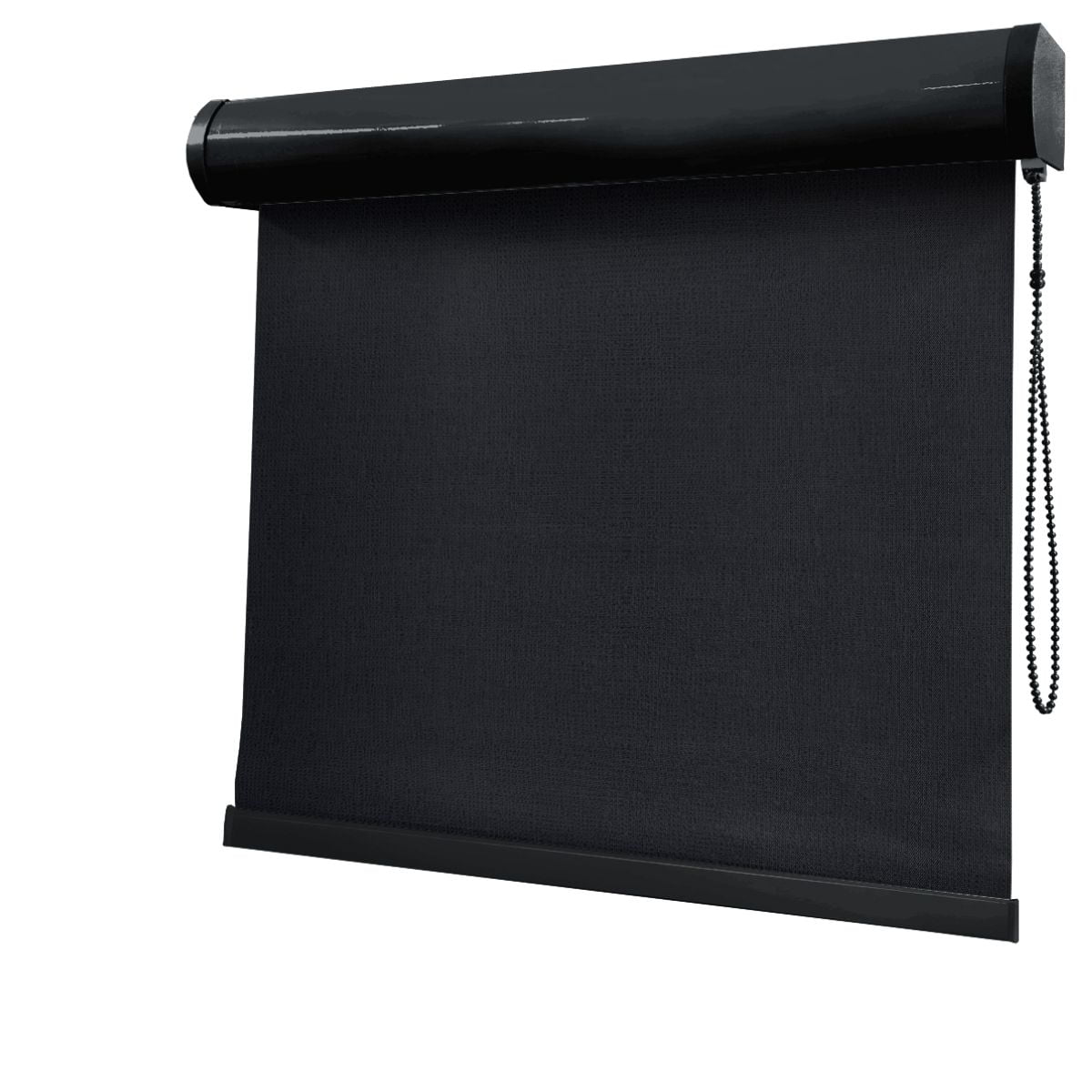 Cortina Rolô Preta Tecido Blackout Coleção TJ5661 Cor Black