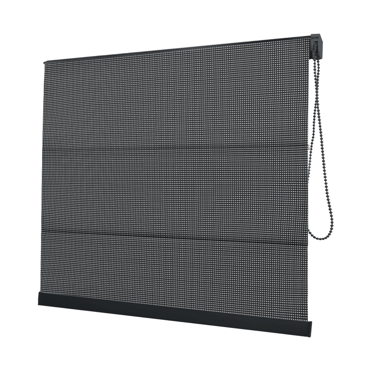 Cortina Romana Cinza Tecido Tela Solar Coleção Screen 3% Cor Black