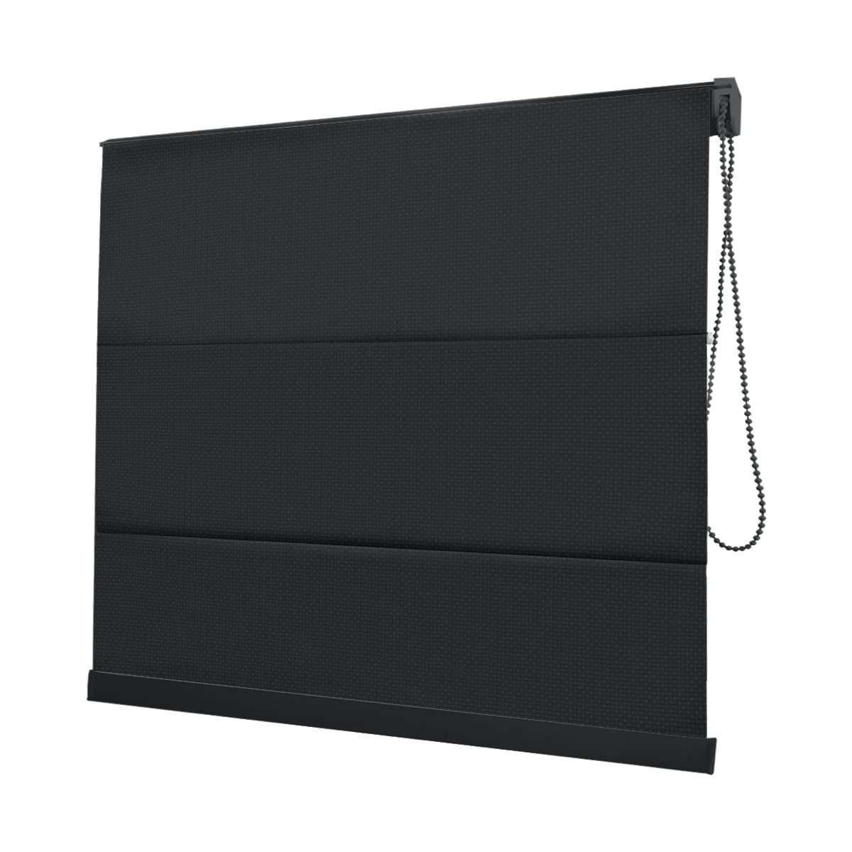 Cortina Romana Preta Tecido Tela Solar Coleção Screen 1% Cor Black