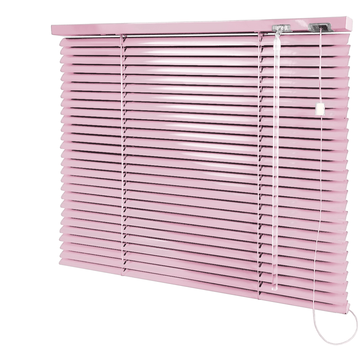 Persiana Horizontal Alumínio Rosa Coleção 25mm Cor 048