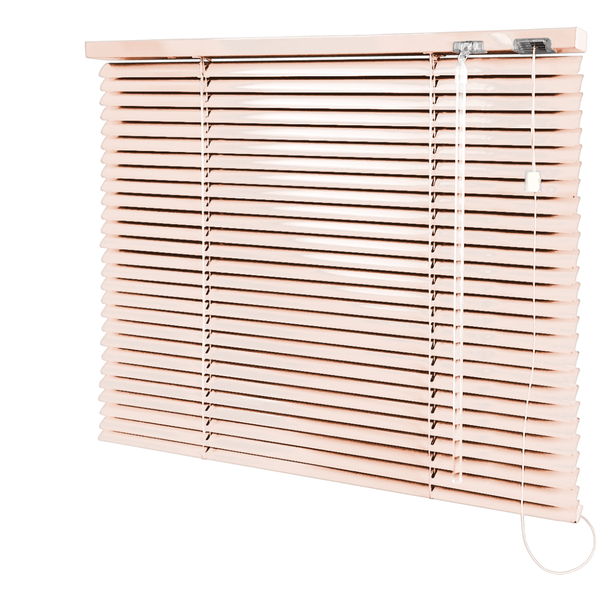 Persiana Horizontal Alumínio Salmão  Coleção 25mm Cor 167