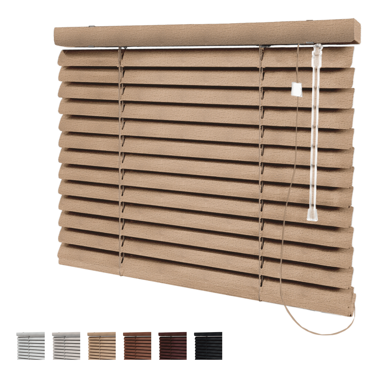 Persiana Horizontal Pvc Couro