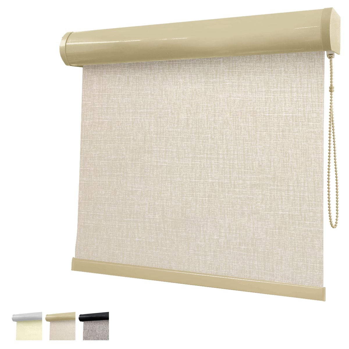 Cortina Rolô Blackout Tecido Stucco