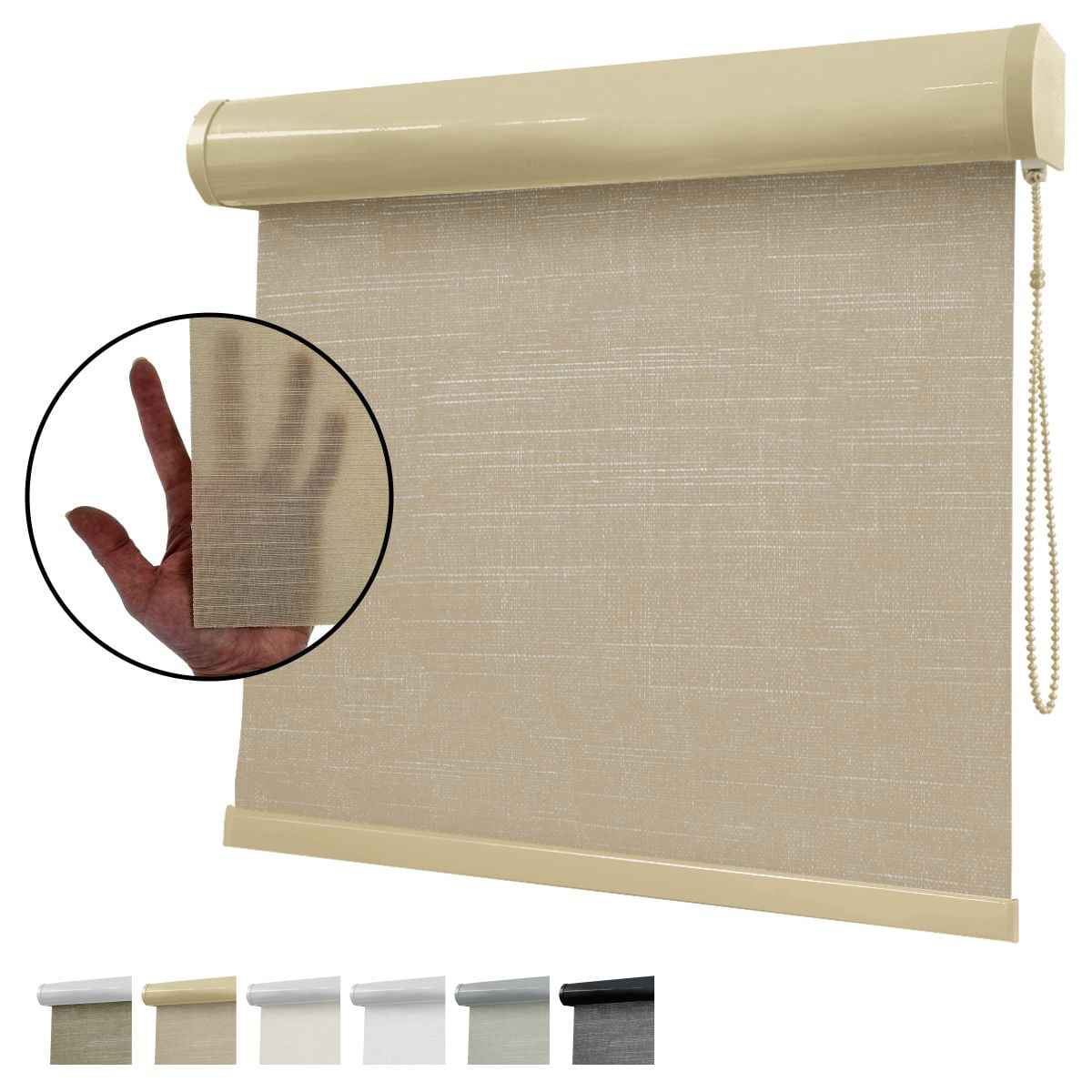 Cortina Rolô Tecido Picasso