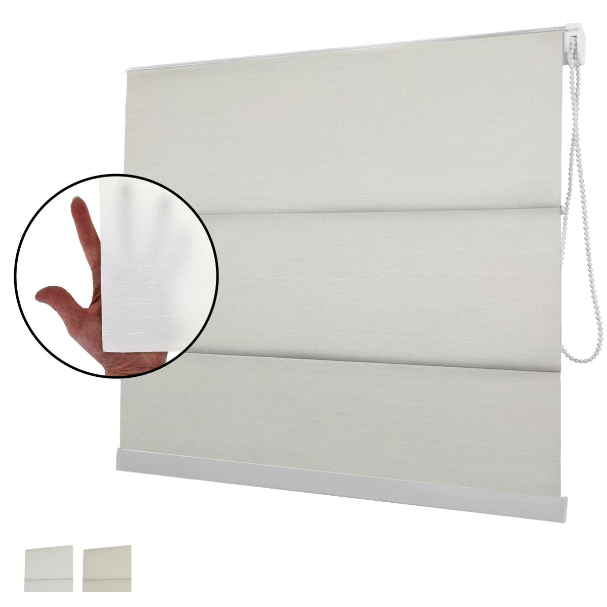 Cortina Romana Tecido Almansa