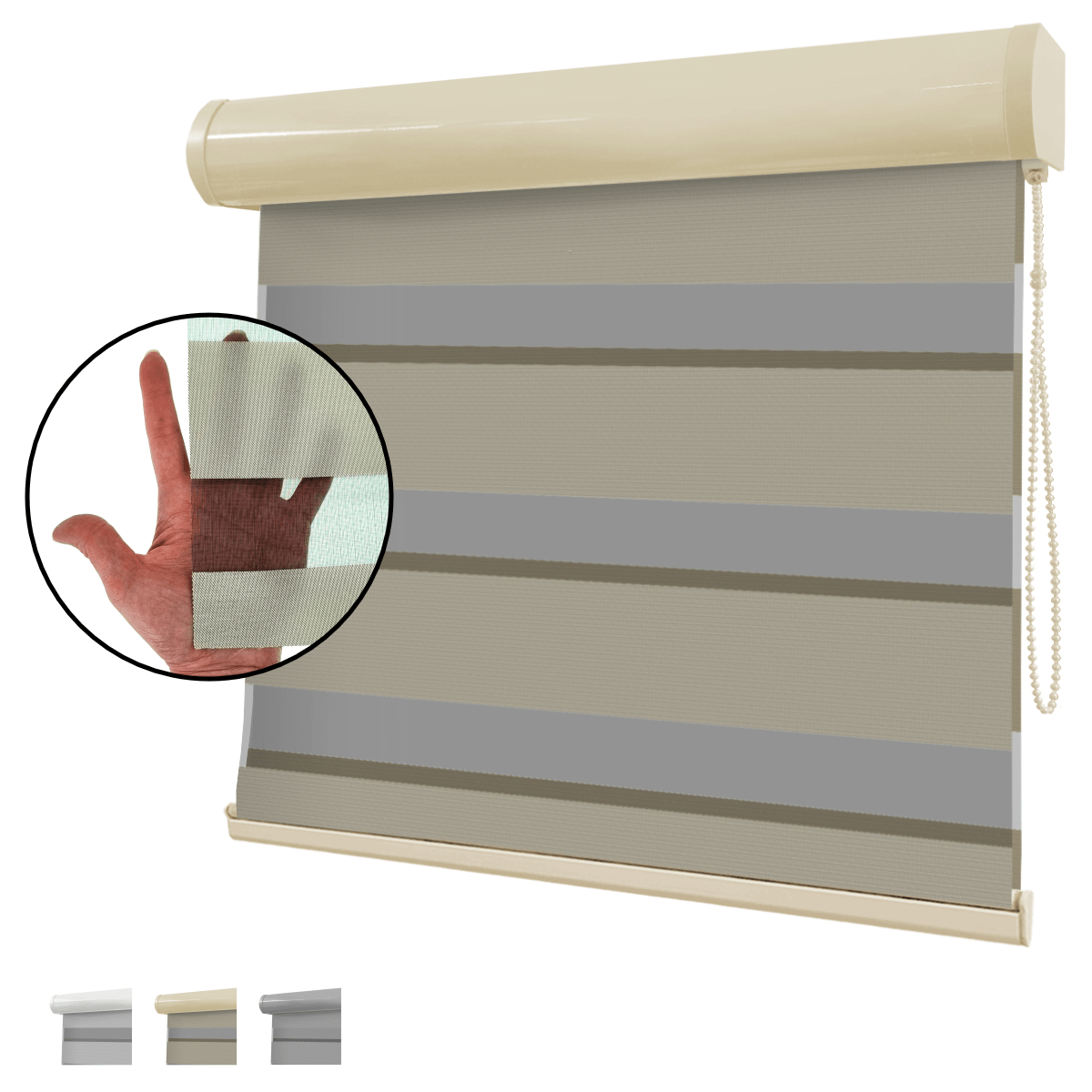 Cortina Rolô Double Vision Tecido Dynasty