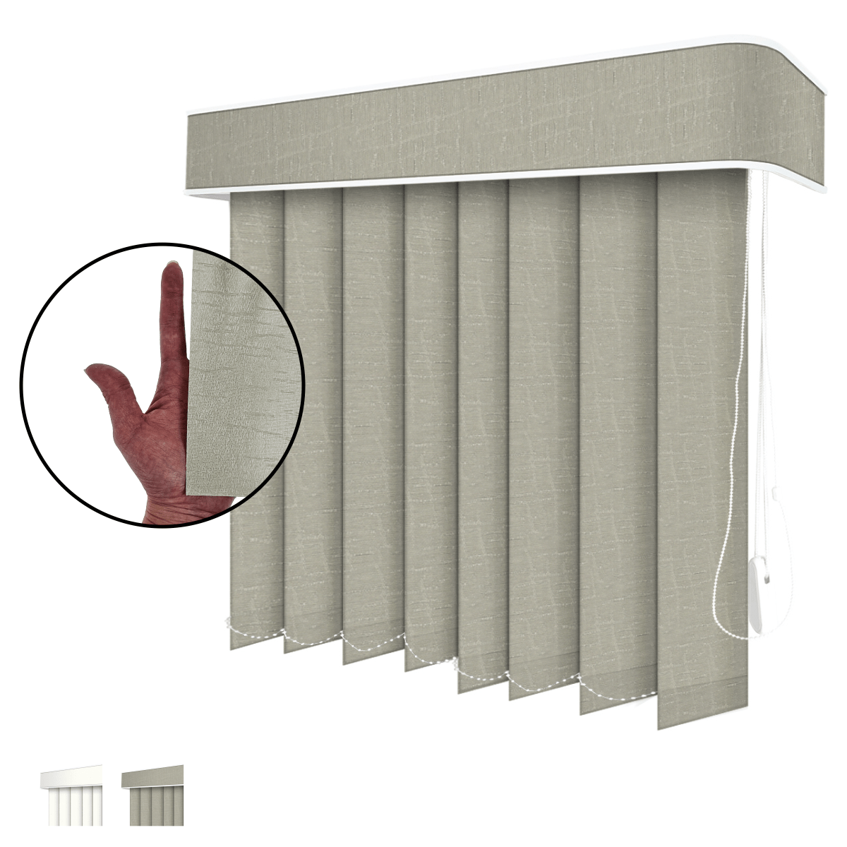 Persiana Vertical Tecido Bergamo