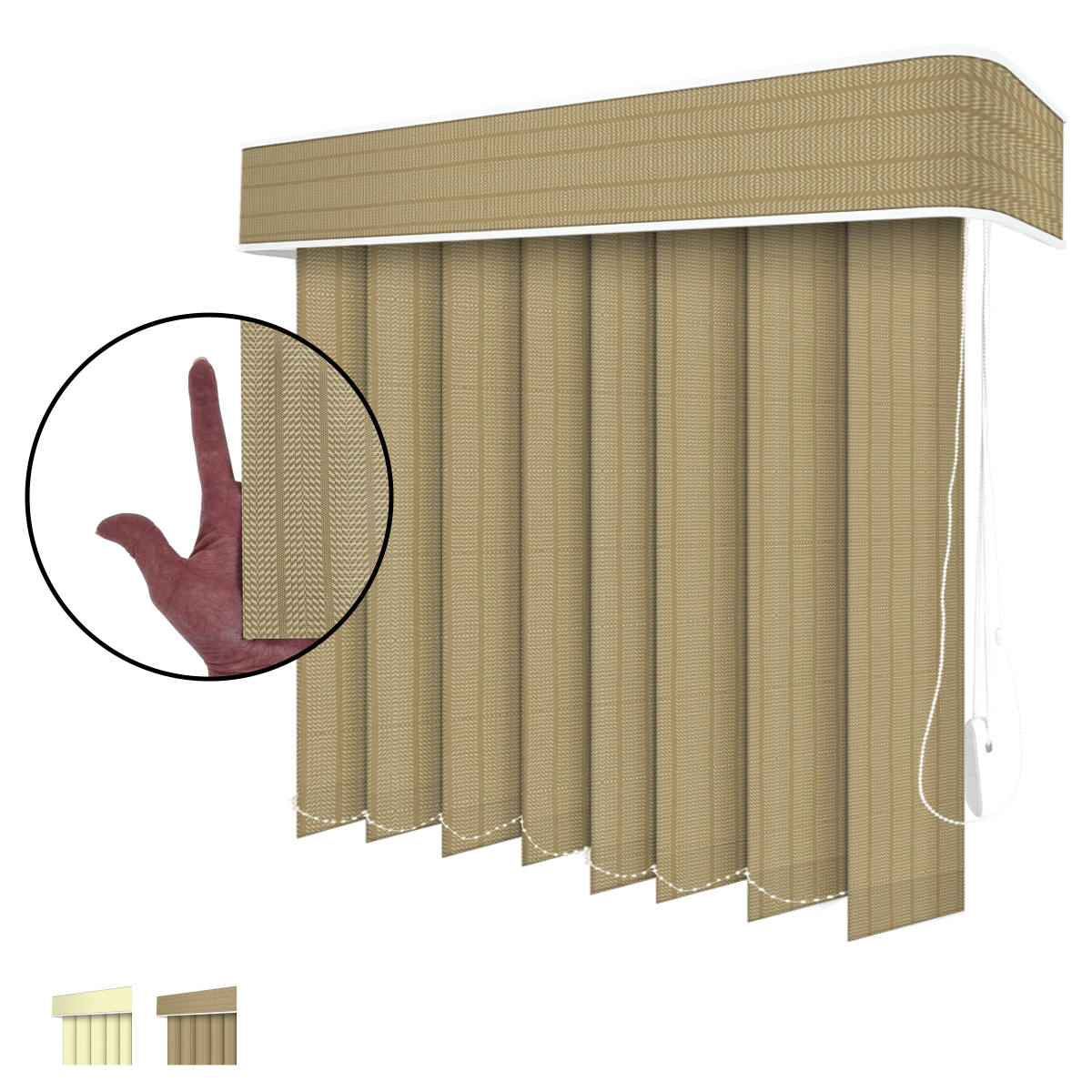 Persiana Vertical Tecido Croácia