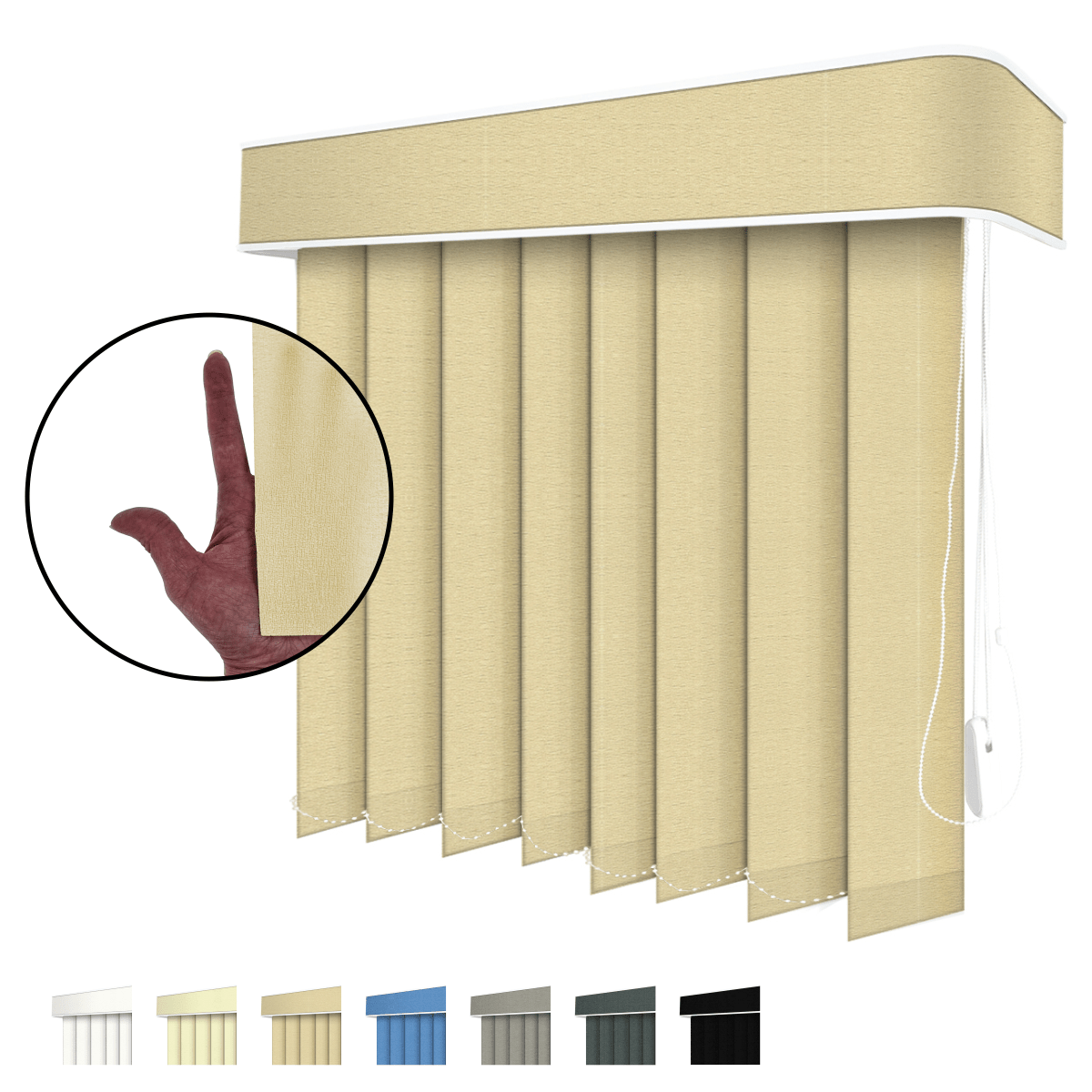 Persiana Vertical Tecido Pandora 