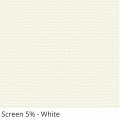 Cortina Rolô Off White Tecido Tela Solar Coleção Screen 5% Cor White