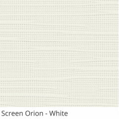 Cortina Romana Off White Tecido Tela Solar Coleção Screen Orion 10% Cor White