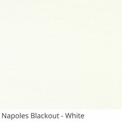 Cortina Romana Branca Tecido Blackout Coleção Nápoles Cor White