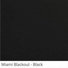 Cortina Romana Preta Tecido Blackout Coleção Miami Cor Black