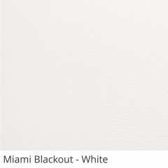 Cortina Romana Branca Tecido Blackout Coleção Miami Cor White