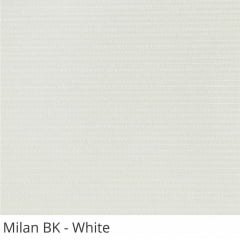 Cortina Romana Branca Tecido Blackout Coleção Milan Cor White