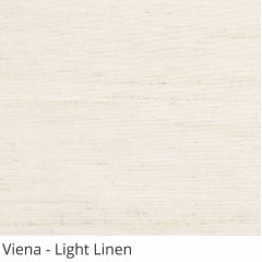 Cortina Romana Natural Tecido Translúcido Coleção Viena Cor Light Linen