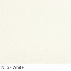 Cortina Romana Branca Tecido Translúcido Coleção Nilo Cor White