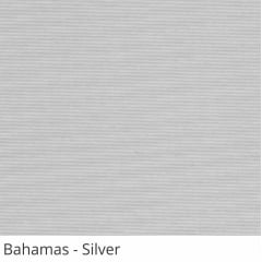 Cortina Romana Cinza Tecido Translúcido Coleção Bahamas Cor Silver