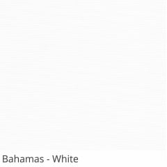 Cortina Romana Branca Tecido Translúcido Coleção Bahamas Cor White