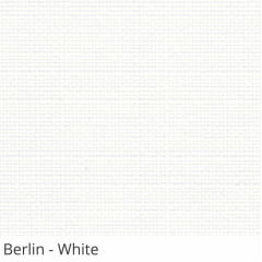 Cortina Romana Branca Tecido Translúcido Coleção Berlin Cor White