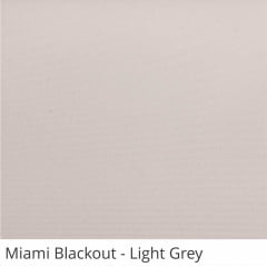 Cortina Painel Cinza Tecido Blackout Coleção Miami Cor Light Grey