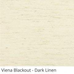 Cortina Painel Natural Tecido Blackout Coleção Viena Cor Dark Linen