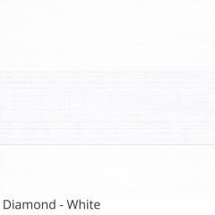 Cortina Rolô Double Vision Branca Tecido Translúcido Coleção Diamond Cor White