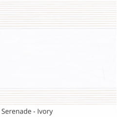 Cortina Rolô Double Vision Branca Tecido Translúcido Coleção Serenade Cor Ivory