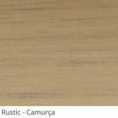 Persiana Horizontal PVC Coleção Rustic Madeira 50mm - Cor Camurça Com Fita Fawn - 0,70m Larg x 2,35m Alt - Pronta Entrega