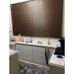 Persiana Horizontal Alumínio Bronze Coleção 25mm Cor 212 - 1,22m larg x 1,22m alt - PRONTA ENTREGA