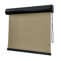 Cortina Rolô Bege Tecido Blackout Coleção Picasso Cor Beige