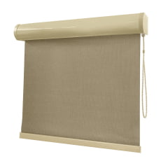 Cortina Rolô Bege Tecido Blackout Coleção Picasso Cor Beige