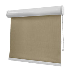 Cortina Rolô Bege Tecido Blackout Coleção Picasso Cor Beige
