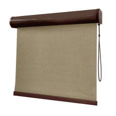 Cortina Rolô Bege Tecido Blackout Coleção Picasso Cor Beige
