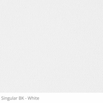 Cortina Romana Branca Tecido Blackout Coleção Singular Cor White