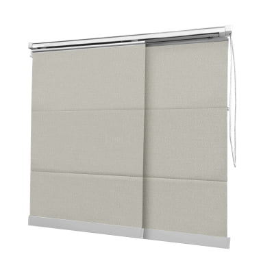 Cortina Painel Bege Tecido Blackout Coleção Ducatti Cor Cream