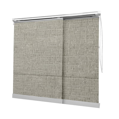 Cortina Painel Bege Tecido Translúcido Coleção TJ5661 Cor Sand