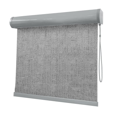 Cortina Rolô Translúcida Cinza TJ-4288 - 1,30m larg x 1,20m alt - PRONTA ENTREGA