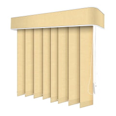 Persiana Vertical Translúcida Bege - 3,47m larg x 2,58m alt - PRONTA ENTREGA - divida em duas partes Persiana Vertical Translúcida Bege - 3,47m larg x 2,58m alt - PRONTA ENTREGA - divida em duas partes