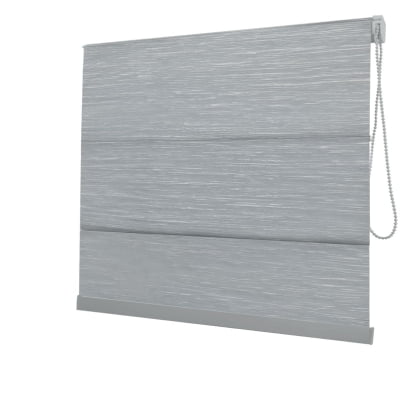Cortina Romana Cinza Tecido Blackout Nápoles Grey - 1,70m larg x 1,20m alt - PRONTA ENTREGA Cortina Romana Cinza Tecido Blackout Nápoles Grey - 1,70m larg x 1,20m alt - PRONTA ENTREGA