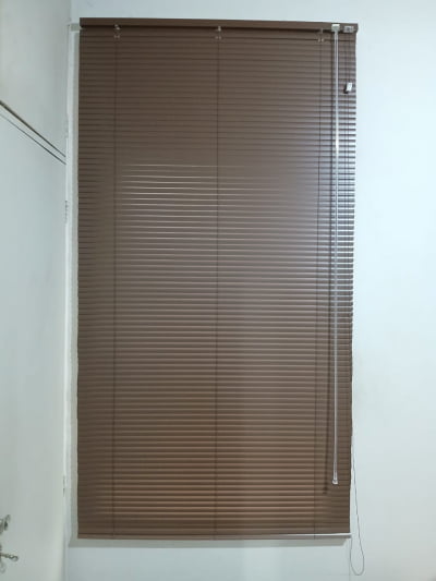 Persiana Horizontal Alumínio 25mm Blackout