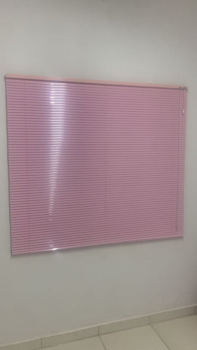 Persiana Horizontal Alumínio 25mm Blackout