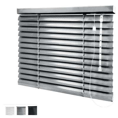 Persiana Horizontal Alumínio 50mm Perfurada Persiana Horizontal Alumínio 50mm Perfurada