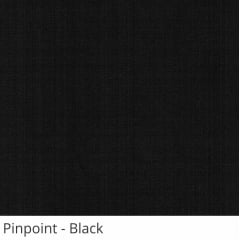 Cortina Rolô Blackout Caixa Box Tecido Pinpoint Black