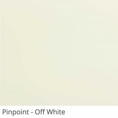Cortina Rolô Blackout Caixa Box Tecido Pinpoint Off White