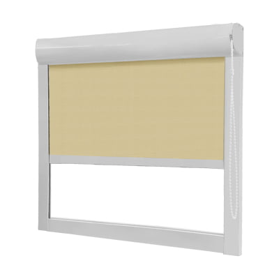 Cortina Rolô Blackout Caixa Box Tecido Pinpoint